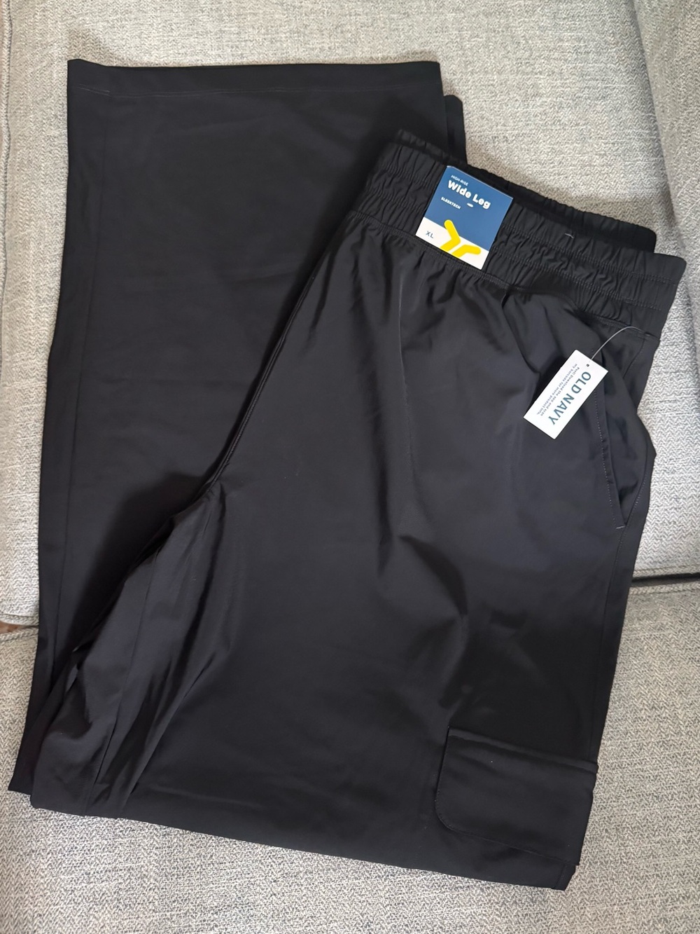 Old Navy Black Active Wide-Leg Pants